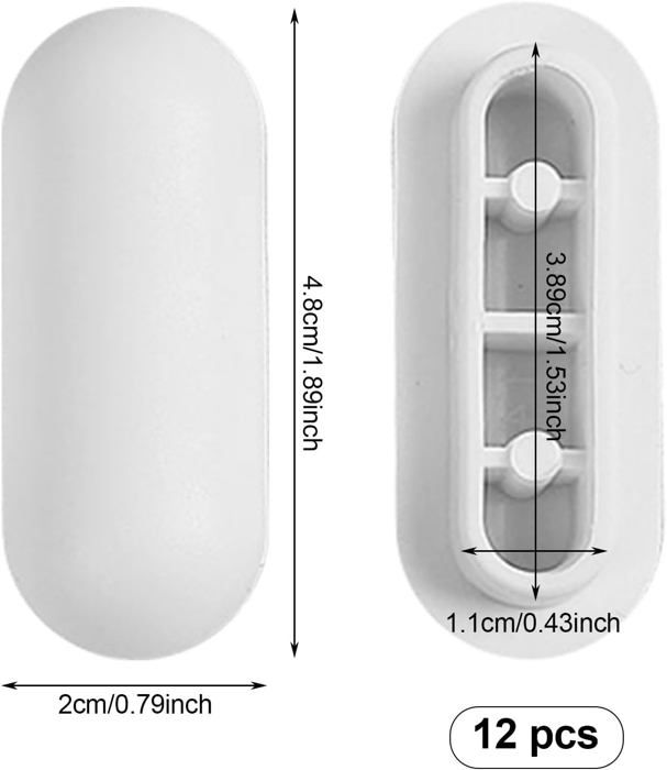 12 Pièces Tampon De Siège De Toilette, Remplacement De Tampons D
