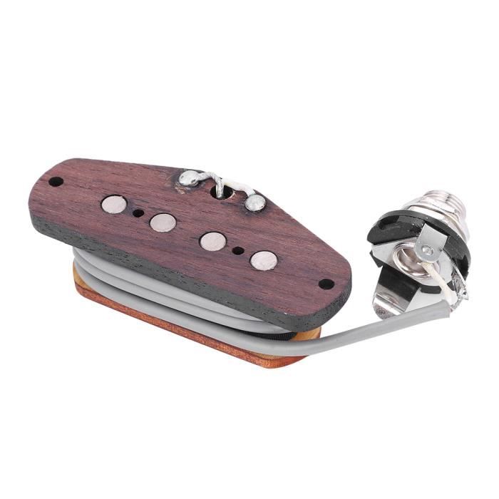 Micro guitare électrique Muslady Set de micro guitare prêt à installer avec  boutons de réglage du volume Jack 6,35 mm A - Cdiscount Instruments de  musique