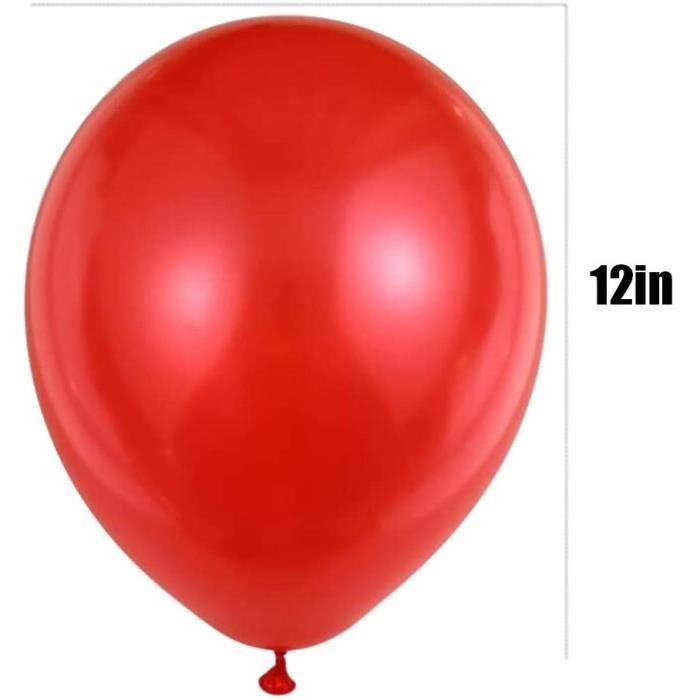 Ballons Or Rouge, 60 Pièces Ballons Rouge Or Noir D'Anniversaire, Ballons  En Latex Confettis Rouge Or Noir Hélium Ballons De [H2549] - Cdiscount  Maison