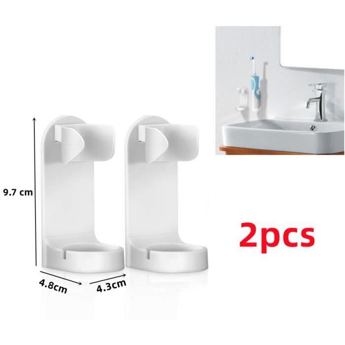 Porte-brosse à Dents Mural MCOCO - Avec 2 Tasses, 4 Emplacements Brosse, 2 Compartiments - Adhésif Puissant, Sans Perçage Séchage Rapide Aéré Porte-brosse à Dents Mural MCOCO - Avec 2 Tasses, 4 Emplacements Brosse, 2 Compartiments - Adhésif Puissant, Sans Perçage Séchage Rapide Aéré