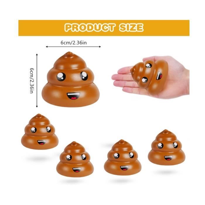 Cuackamily – Lot De 4 Balles Anti-stress Animaux – 6,5 X 7,5 Cm – Douces, Compressibles – Sans BPA – Cadeau Pour Enfants Et Adultes