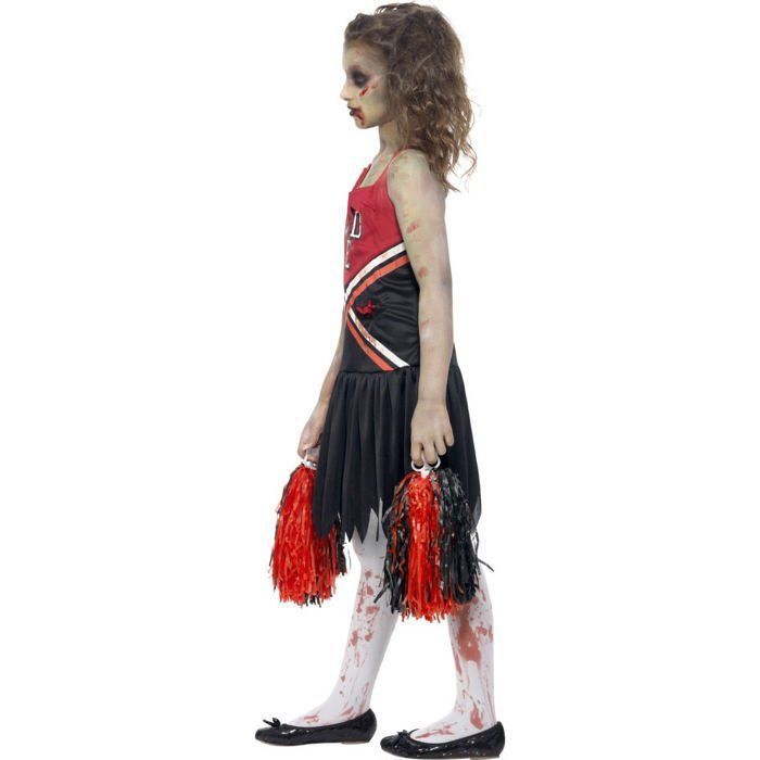 IEFIEL Déguisement Fille Robe De Pompom Girls avec Pompoms Ensemble