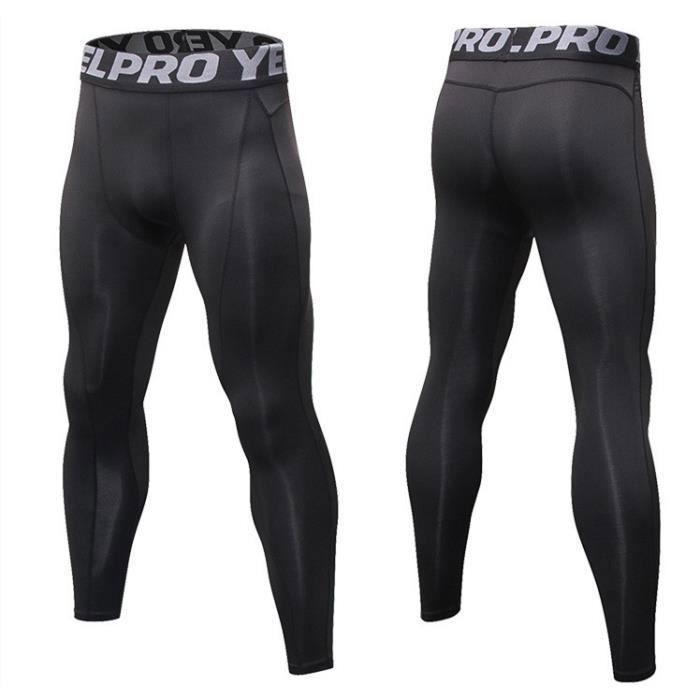 Pantalon de sport,Short de compression à une jambe pour homme,leggings