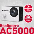 AGFA PHOTO Realimove AC5000 - Caméra d'Action Numérique étanche 30m (True 720P, Ecran LCD 2.0'', Batterie Lithium, 12 accessoires-2