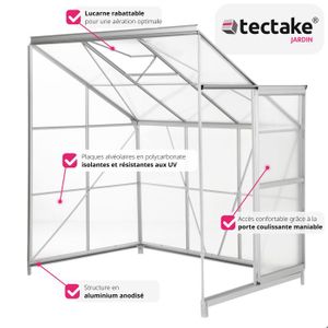 Serre De Jardin Polycarbonate Achat Vente Serre De Jardin Polycarbonate Pas Cher Cdiscount