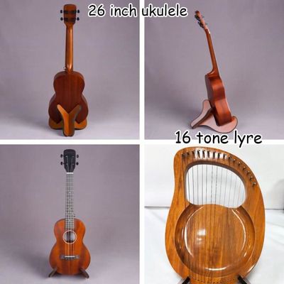 Support Guitare Sol TOYANDONA - En Bois Pour Guitare, Basse, Ukulélé, Violon - Design Élégant Et Stable