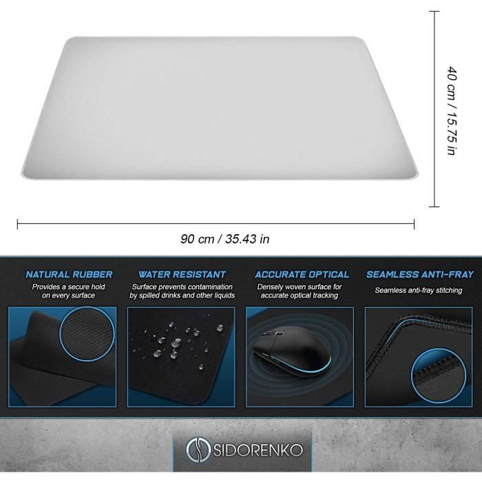 Tapis de souris gaming xl - 900 x 400 mm - gamer mouse pad