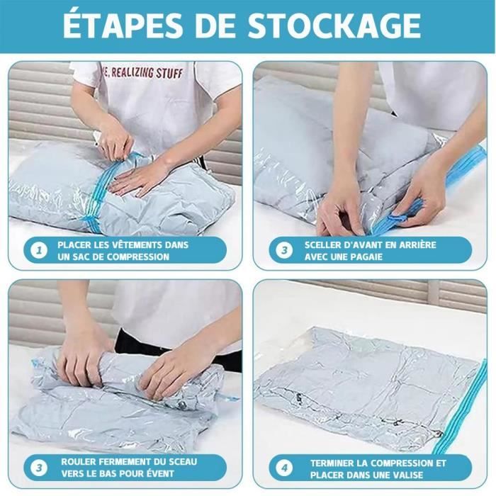 Sac sous top vide à rouler