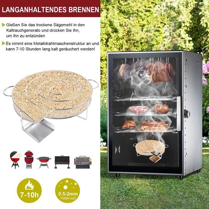 Générateur De Fumée Froide Électrique En Acier Inoxydable - Fumoir Portable Pour Viandes, Fromages Et Plus | Fumage à Chaud Et Froid