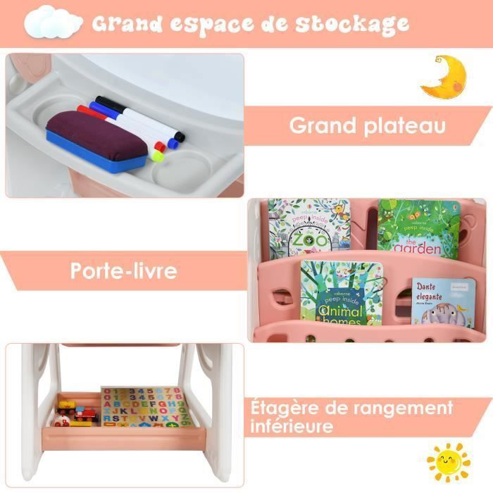Tableau Magnétique Enfant 2 En 1 Tableau Double Face Enfant BAKAJI