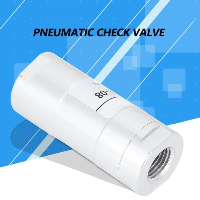 Tube Admission Compresseur + Clapet Anti-retour – Acier Inox, Universel, 14/16/19mm