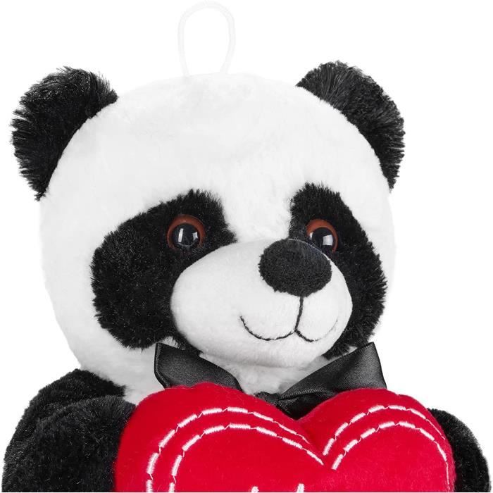 Peluche panda coeur store