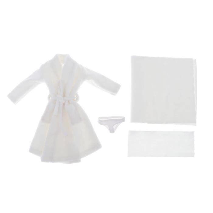 Set 1 6 peignoir femme sous vetements feminins serviette de bain gant de toilette pour femme pour Action Figure Femme Cdiscount Maison