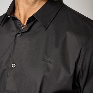 Chemise Homme Noire KAPORAL Modèle Ranch - Taille S, Regular Fit - Excellent État Occasion