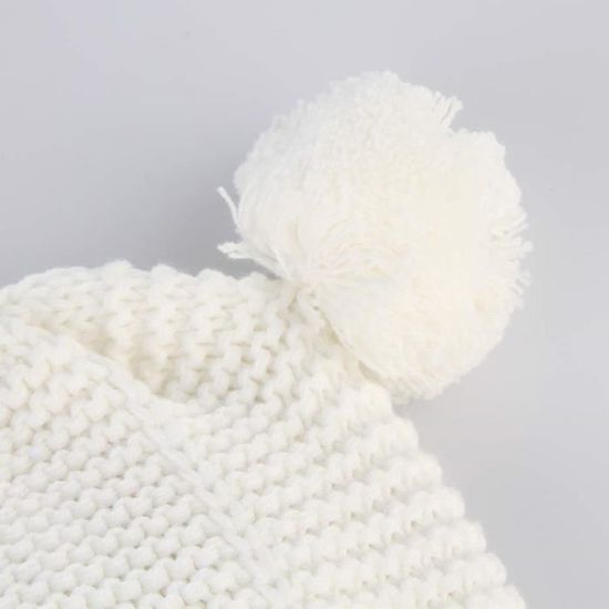 YiyiLai Cagoule Bébé Tricoté Bonnet Cache Oreille Cou Chaud Hiver Automne Mignon