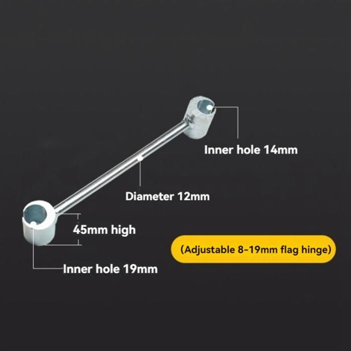 Paumelles De Porte Oefntac Clé De Réglage De Charnières Outil De Réparation De Charnière De Porte 14-25 Mm Outils à Main Clé à Outils Outil De Réglage De Charnière De Porte