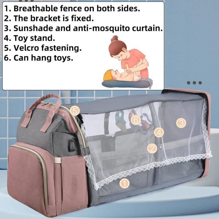 Sac A Dos A LangerSac Langer De Voyage Portable Avec Lit Pliable