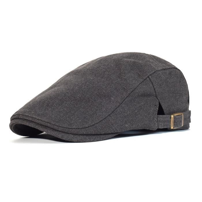 Casquette Béret Anawakia Uni Homme - Coton Respirant Style Rétro Décontracté