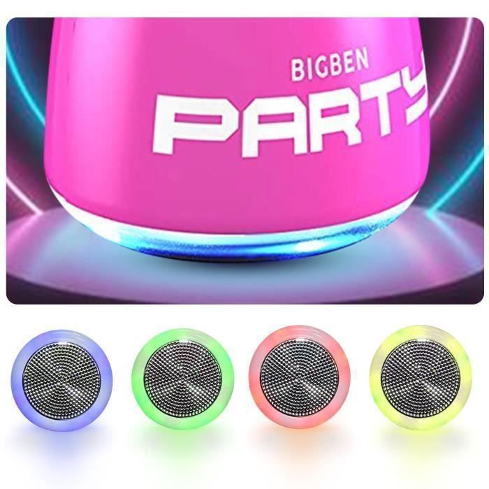 Enceinte Karaoke Enfant USB Bluetooth Portable PARTY ALFA-2600 200W  Lumineuse - Jeu de lumière - Micro - Fête Anniversaire Boum - Enceinte sans  fil - Achat & prix
