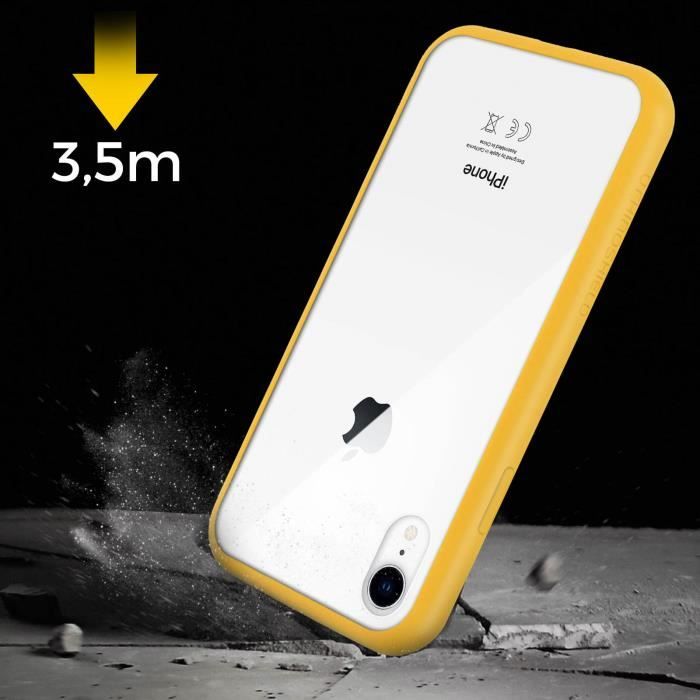 Coque iPhone XR Modulable Bumper + Façade arrière Mod NX Rhinoshield jaune  - Cdiscount Téléphonie