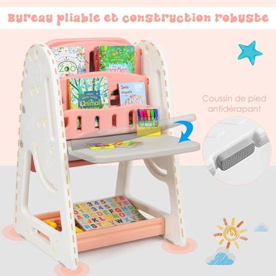 AIYAPLAY Table De Chevet Enfant Table De Nuit Enfant Avec Tiroir Et Niche Petite Table D Appoint En Bois Pour Chambre D~1qr4ivljhlg00
