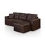 Canape Lit Convertible Pu Marron Fonce Aigle Achat Vente