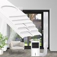 Kit Calfeutrage Climatur, Kit Fenêtre pour Climatur Mobile, 6 Pièces, 16 x 43-229cm avec Adaptateur de Tuyau Ø15cm, 43-229cm
