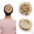 perruque chignon blond