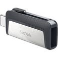 SANDISK Ultra - 256 Go - Clé USB 3.1 Type-C - Double Connectique - Dernière Version-0