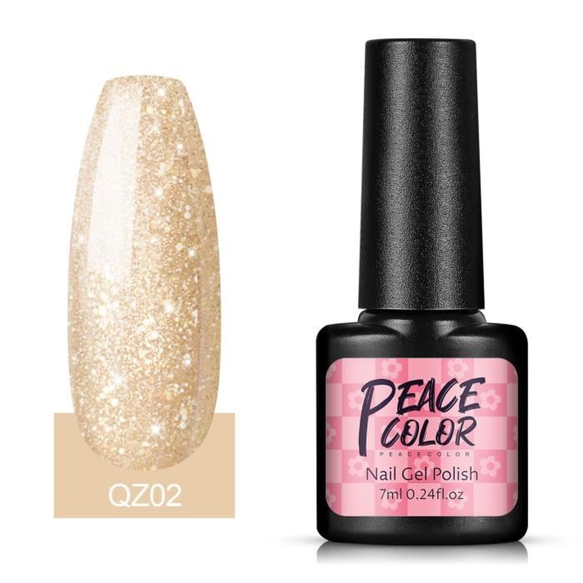 PEACECOLOR Vernis à Ongles Semi-permanent 7ml Nail Polish UV LED 50 ...