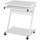 HOMCOM - bureau - Panneaux de partiucules - 60x48x73cm - Blanc