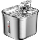 RIWILL Fontaine a Eau Chat - 2,2L - Ultra-Silencieuse - Débit d'eau Réglable - Lavable au Lave-Vaisselle