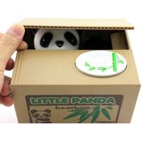 Tirelire panda - Pour enfant - 15 x 12,5 x 12,6 cm