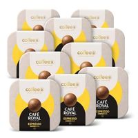 90 Boules de Café CoffeeB - ESPRESSO - 100% Compostables - Compatible avec machines CoffeeB by Café Royal