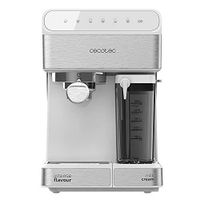 Cecotec Machine à café Semi automatique Power Instant ccino 20 Touch Serie Bianca. 20 bars de Pression, 1.4 L, 6 Fonctions,
