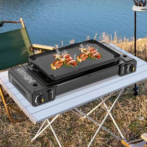 Barbecue à Gaz Portable Alpen Nevada 1780W - Avec Mallette, Allumage Piezo, Idéal Camping, Van, Pique-nique - 4