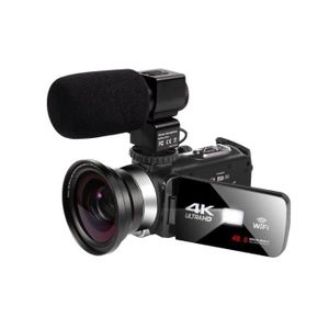 CAMÉSCOPE NUMÉRIQUE Cam Lens Mic Carte SD 32 Go-KOMERY-Caméra vidéo 4K