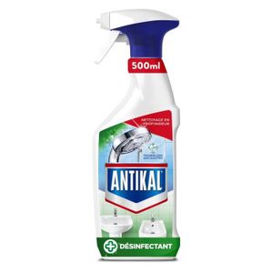 NETTOYAGE SALLE DE BAIN LOT DE 5 - ANTIKAL - Désinfectant Nettoyant Anti-C