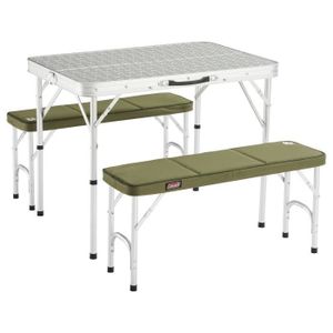 TABLE DE CAMPING COLEMAN Table pliante Pack Away - 4 places - Vert 