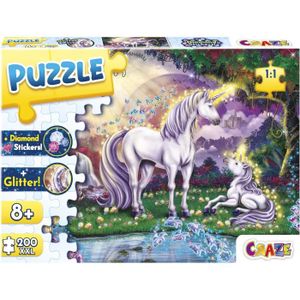 PUZZLE Puzzle 200 Pièces Mystic Lake Puzzle Enfant 8 Ans 