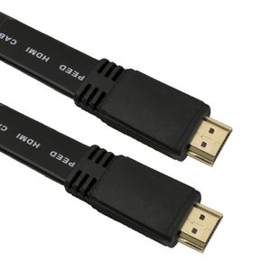 CÂBLE TV - VIDÉO - SON Câble HDMI Plat (Flat) 1.4B avec Ethernet FULL HD 