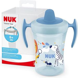 Nuk Action Cup Tasse d'Apprentissage avec Paille +12m 230ml Jaune