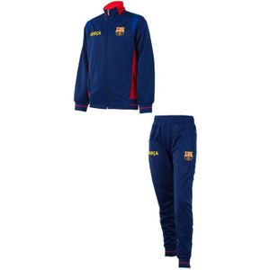 SURVÊTEMENT Survêtement enfant FC Barcelone - Collection officielle BARCA - Manches longues - Bleu