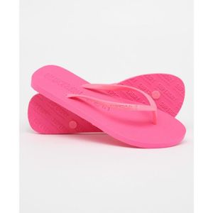TONG Tongs femme Superdry Super - rose fluo
