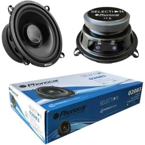 HAUT PARLEUR VOITURE 2 Haut-Parleurs Phonocar 02083 Woofer 13,00 Cm 130