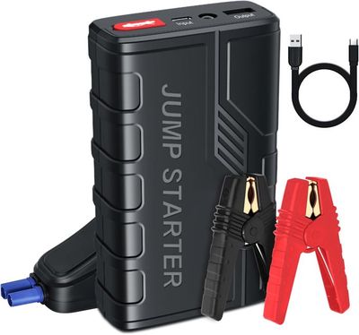 Booster Batterie Voiture AFERIY GK03 - Technologie Sodium-ION 2000A, Démarrage 0V, Powerbank 27500mAh, Pour Véhicules Essence ≤6.0L/diesel ≤3.0L