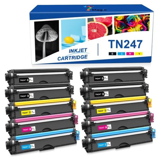 FINEST-4U Compatible TN247 TN-247 TN-243 TN243 Cartouches De Toner Pour