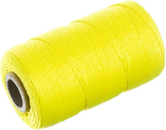 Braided Nylon Mason Line - Twine Cord (1000 Feet, Fluorescent Yellow ...