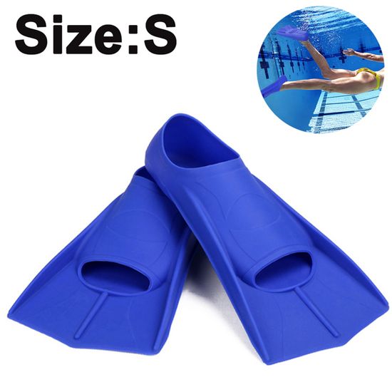 Palmes De Natation Courtes Adultes - Taille Voyage Pour Piscine Plongée Snorkeling - Pieds Confortables Nage Rapide
