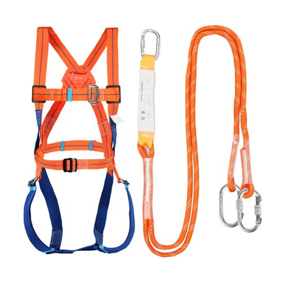 Corde De Positionnement Réglable 2m - Sécurité Travail En Hauteur, Résistance 27kN, Charge Max 100kg